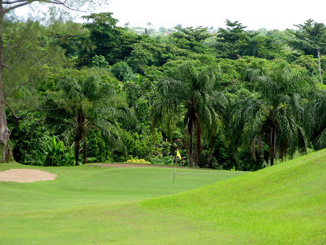 Runaway Bay in Jamaica is aptly named the course keeps going and going