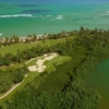 Aerial view of the 15th hole at Bahia Beach Resort & Golf Club