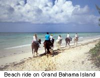 Beach ride on Grand Bahama Island